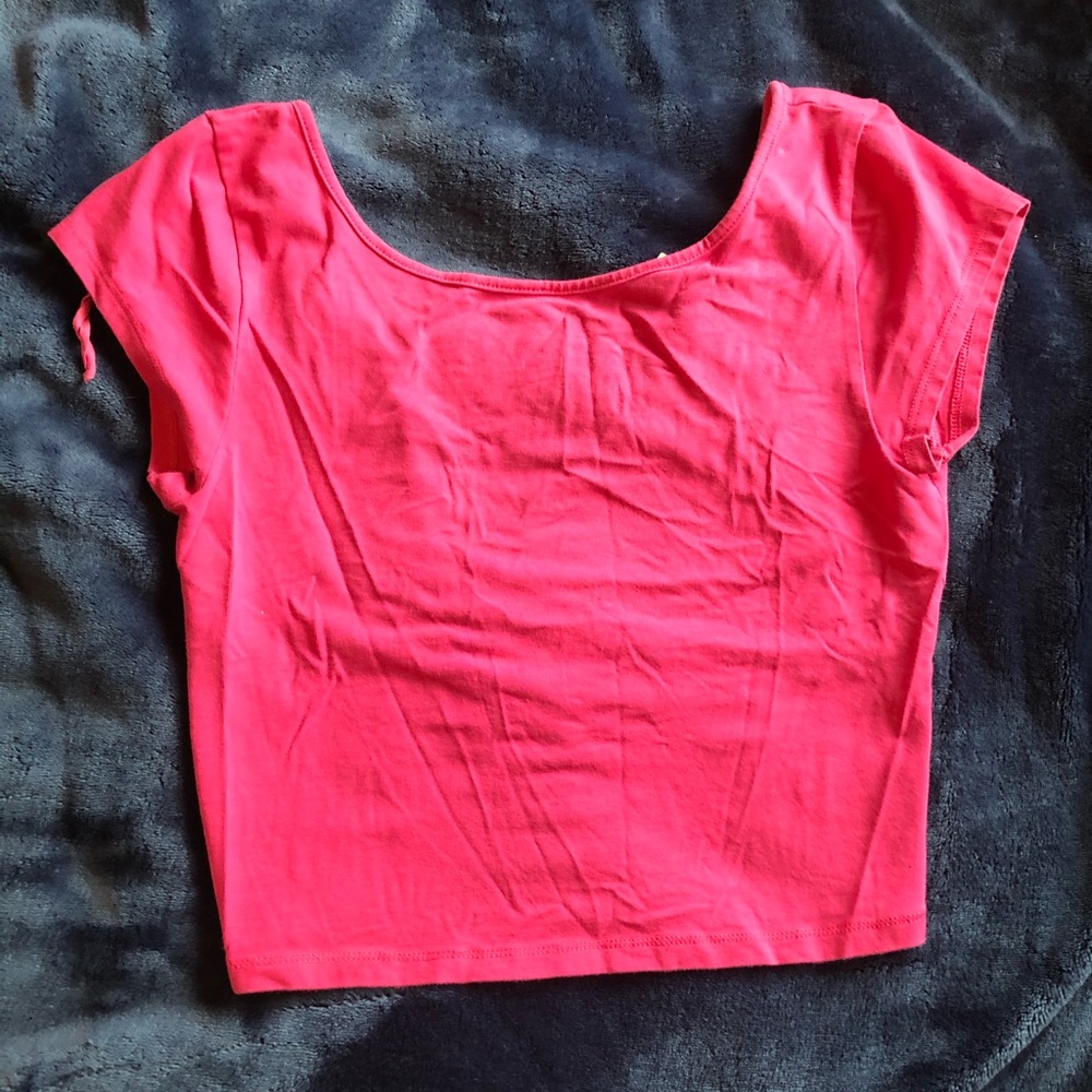 American Eagle Pink Crop top